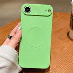 無地リキッドシリコンMagSafe磁気スマホケース、iPhone 17用、iPhone Air用、iPhone 16 Pro Max用