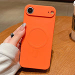 無地リキッドシリコンMagSafe磁気スマホケース、iPhone 17用、iPhone Air用、iPhone 16 Pro Max用