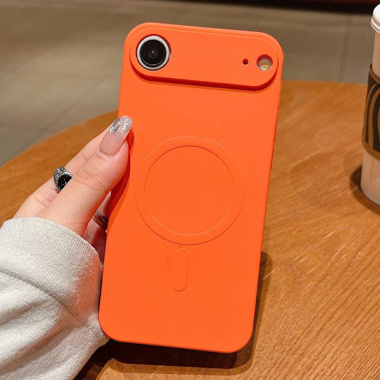 無地リキッドシリコンMagSafe磁気スマホケース、iPhone 17用、iPhone Air用、iPhone 16 Pro Max用