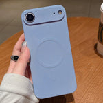 無地リキッドシリコンMagSafe磁気スマホケース、iPhone 17用、iPhone Air用、iPhone 16 Pro Max用