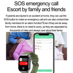 ET585 2.04インチ ナイロンストラップ IP68防水スマートウォッチ、心電図（ECG）／血液成分測定対応