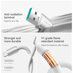JOYROOM S-A51 最先端シリーズ 3A 急速充電データケーブル 長さ: 1.2m USB-A から Type-C ケーブル USB-A から 8ピン ケーブル Type-C から Type-C ケーブル Type-C から 8ピン ケーブル