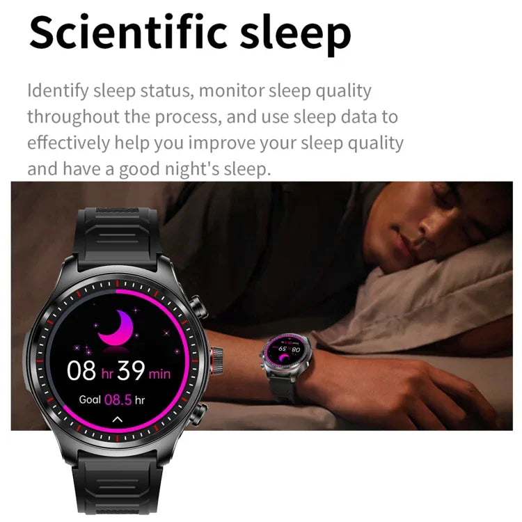 LC19 1.53インチ 2in1 Bluetoothイヤホン IP67防水スマートウォッチ、睡眠モニタリング対応