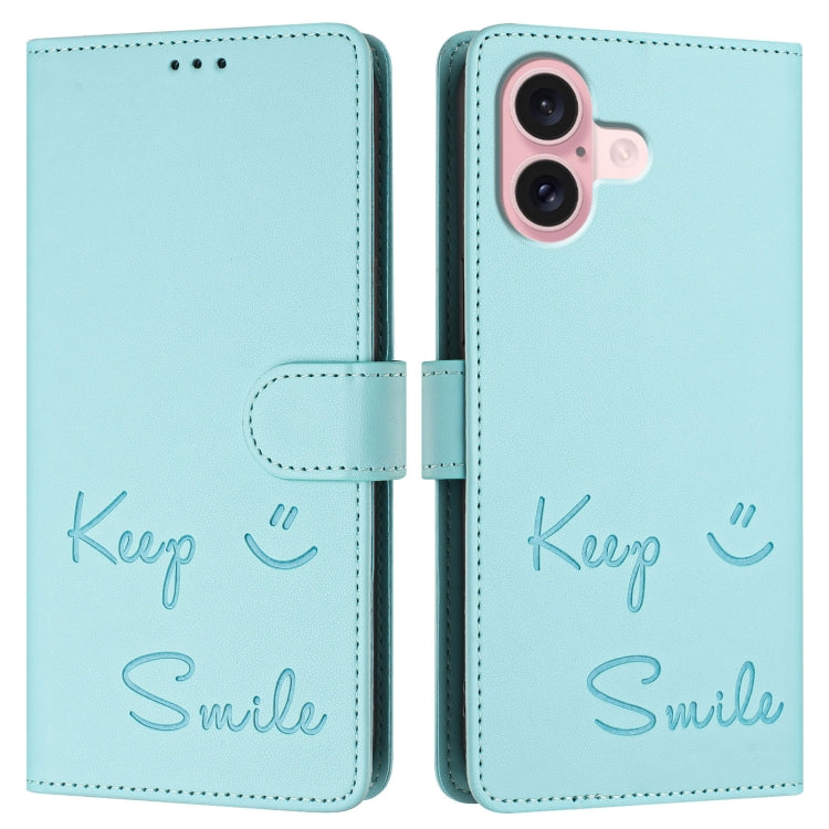 スマイル型押しRFIDレザー電話ケース、iPhone 16用、iPhone 15 Pro Max用、iPhone 15 Pro用、iPhone 15 Plus用、iPhone 15用、iPhone 14 Plus用、iPhone 14 / 13用、iPhone 14 Pro用