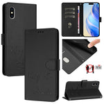 スマイルエンボスRFIDレザースマホケース、iPhone 11 Pro Max用、iPhone 11用、iPhone 11 Pro用、iPod Touch 7 / 6 / 5用、iPhone X / XS用、iPhone XR用、iPhone XS Max用、iPhone 8 Plus / 7 Plus用