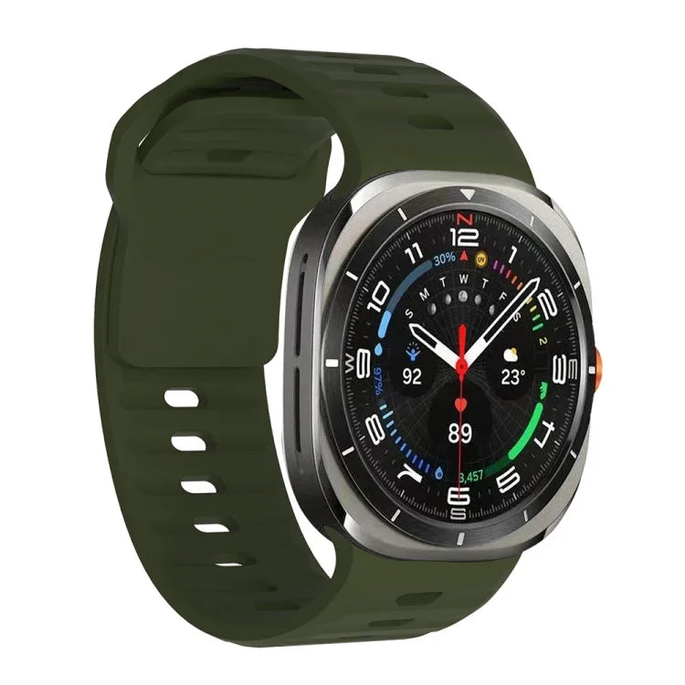 波状テクスチャー シリコンウォッチバンド, Samsung Galaxy Watch Ultra 47mm / Ultra 2025用