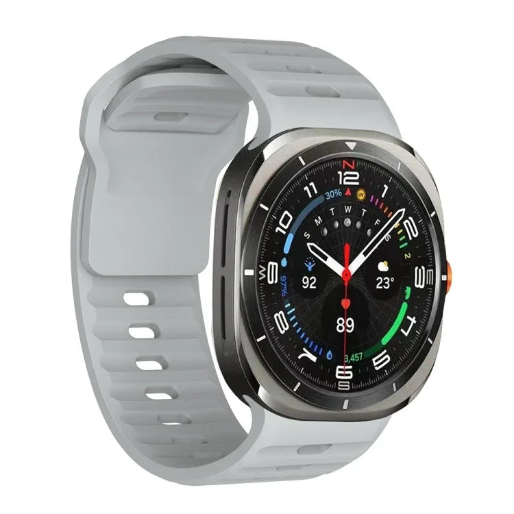 波状テクスチャー シリコンウォッチバンド, Samsung Galaxy Watch Ultra 47mm / Ultra 2025用