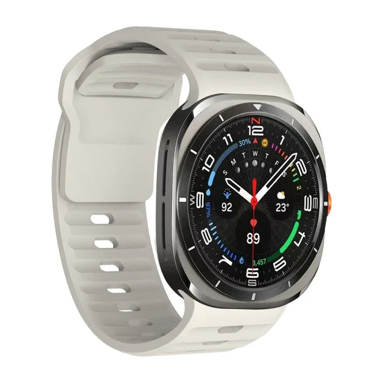波状テクスチャー シリコンウォッチバンド, Samsung Galaxy Watch Ultra 47mm / Ultra 2025用