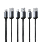 WK WDC-32i Raython Gen2 1m 2.4A USB to 8ピン急速充電データケーブル、WDC-32i