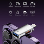 8ピンからUSB、USB-C / Type-C OTGアダプター、8ピンからUSB、Type-C