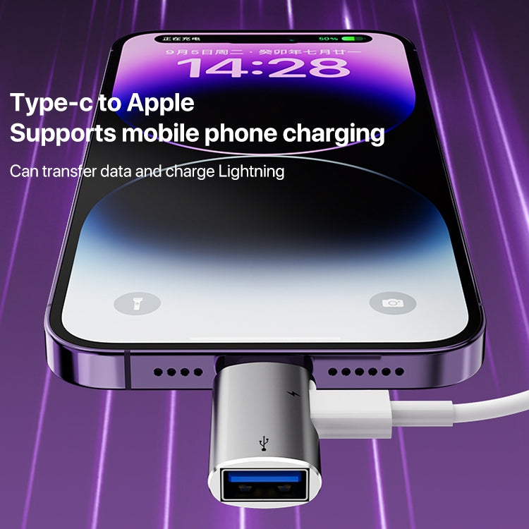 8ピンからUSB、USB-C / Type-C OTGアダプター、8ピンからUSB、Type-C