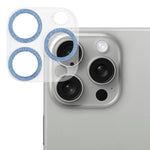 グリッターリング強化ガラスカメラレンズフィルム、iPhone 17用、iPhone 16 Pro / 16 Pro Max用、iPhone 16 / 16 Plus用