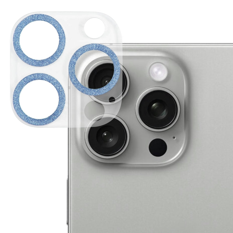 グリッターリング強化ガラスカメラレンズフィルム、iPhone 17用、iPhone 16 Pro / 16 Pro Max用、iPhone 16 / 16 Plus用