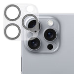 グリッターリング強化ガラスカメラレンズフィルム、iPhone 17用、iPhone 16 Pro / 16 Pro Max用、iPhone 16 / 16 Plus用