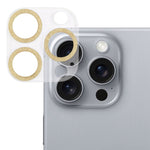 グリッターリング強化ガラスカメラレンズフィルム、iPhone 17用、iPhone 16 Pro / 16 Pro Max用、iPhone 16 / 16 Plus用