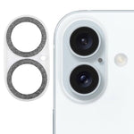 グリッターリング強化ガラスカメラレンズフィルム、iPhone 17用、iPhone 16 Pro / 16 Pro Max用、iPhone 16 / 16 Plus用