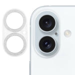 グリッターリング強化ガラスカメラレンズフィルム、iPhone 17用、iPhone 16 Pro / 16 Pro Max用、iPhone 16 / 16 Plus用