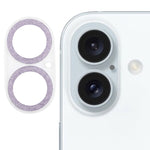 グリッターリング強化ガラスカメラレンズフィルム、iPhone 17用、iPhone 16 Pro / 16 Pro Max用、iPhone 16 / 16 Plus用