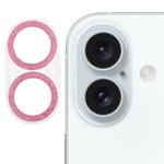 グリッターリング強化ガラスカメラレンズフィルム、iPhone 17用、iPhone 16 Pro / 16 Pro Max用、iPhone 16 / 16 Plus用