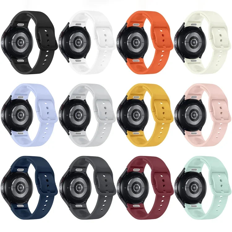 ボタンスタイル クイックリリース シリコンウォッチバンド, Samsung Galaxy Watch 7 / 6用