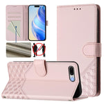 ハニカムエンボス RFIDレザー携帯ケース、iPhone 11 Pro Max用、iPhone 11用、iPhone 11 Pro用、iPhone X / XS用、iPhone XR用、iPhone XS Max用、iPhone 8 Plus / 7 Plus用