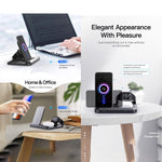 DW08 15W 3-in-1 折りたたみワイヤレス充電器