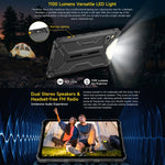Ulefone Armor Pad 4 Ultra 頑丈タブレットPC、10.36インチ Android 14 MediaTek Dimensity 6300 オクタコア 5Gネットワーク、EUプラグ、Armor Pad 4 Ultra