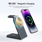 SW18 3-in-1 メタルマグネティックワイヤレス充電器