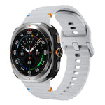 波状グレインステッチシリコン時計バンド、Samsung Galaxy Watch Ultra 47mm / Ultra 2025 用