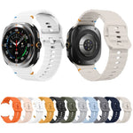 波状グレインステッチシリコン時計バンド、Samsung Galaxy Watch Ultra 47mm / Ultra 2025 用