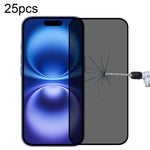 25枚セットフルカバー防スパイシルクスクリーン強化ガラスフィルム、iPhone 17 Pro Max用、iPhone 17 Pro用、iPhone 17用、iPhone Air用、iPhone 16 Pro Max用、iPhone 16 Pro用、iPhone 16 Plus用、iPhone 16用