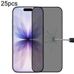 25枚セットフルカバー防スパイシルクスクリーン強化ガラスフィルム、iPhone 17 Pro Max用、iPhone 17 Pro用、iPhone 17用、iPhone Air用、iPhone 16 Pro Max用、iPhone 16 Pro用、iPhone 16 Plus用、iPhone 16用