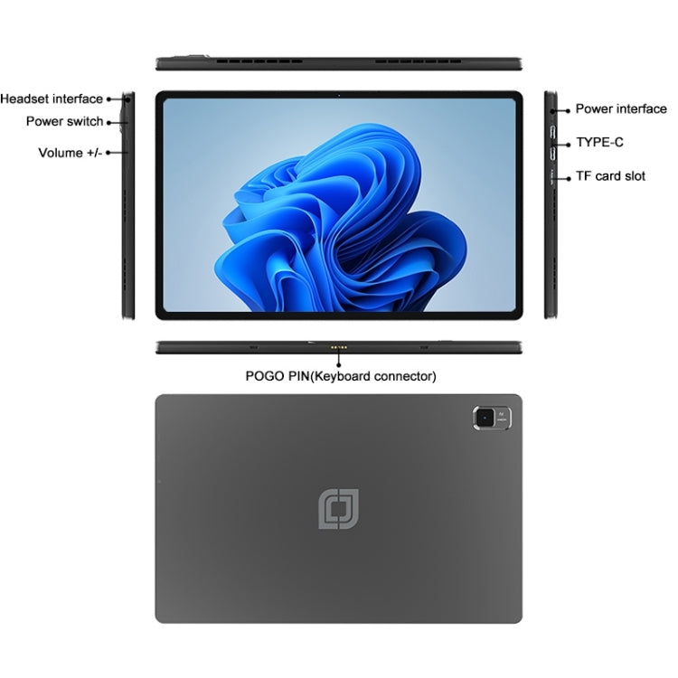 Jumper EZpad V12 Pro タブレットPC、キーボードなし、12インチ Windows 11 Home OS Intel Alder Lake N95 クアッドコア、12GB+256GB、12GB+512GB