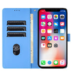 カートゥーン象エンボスレザースマホケース、iPhone XR用、iPhone XS Max用、iPhone 8 Plus / 7 Plus用