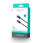 JOYROOM S-A42 クリスタルクリアシリーズ高速充電データケーブル、長さ：1.2m、Type-C to Type-Cケーブル、Type-C to 8ピンケーブル、USB to Type-Cケーブル、USB to 8ピンケーブル