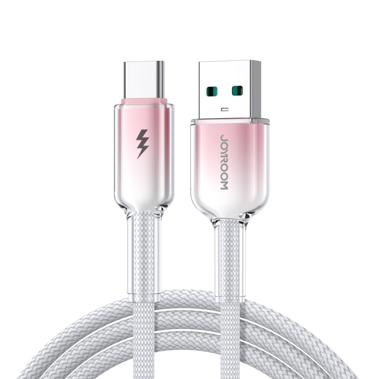 JOYROOM S-A42 クリスタルクリアシリーズ高速充電データケーブル、長さ：1.2m、Type-C to Type-Cケーブル、Type-C to 8ピンケーブル、USB to Type-Cケーブル、USB to 8ピンケーブル