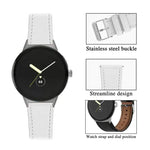 ラウンドテール 本革ウォッチバンド、Google Pixel Watch 4 / Watch 3 45mm用