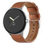 ラウンドテール 本革ウォッチバンド、Google Pixel Watch 4 / Watch 3 45mm用