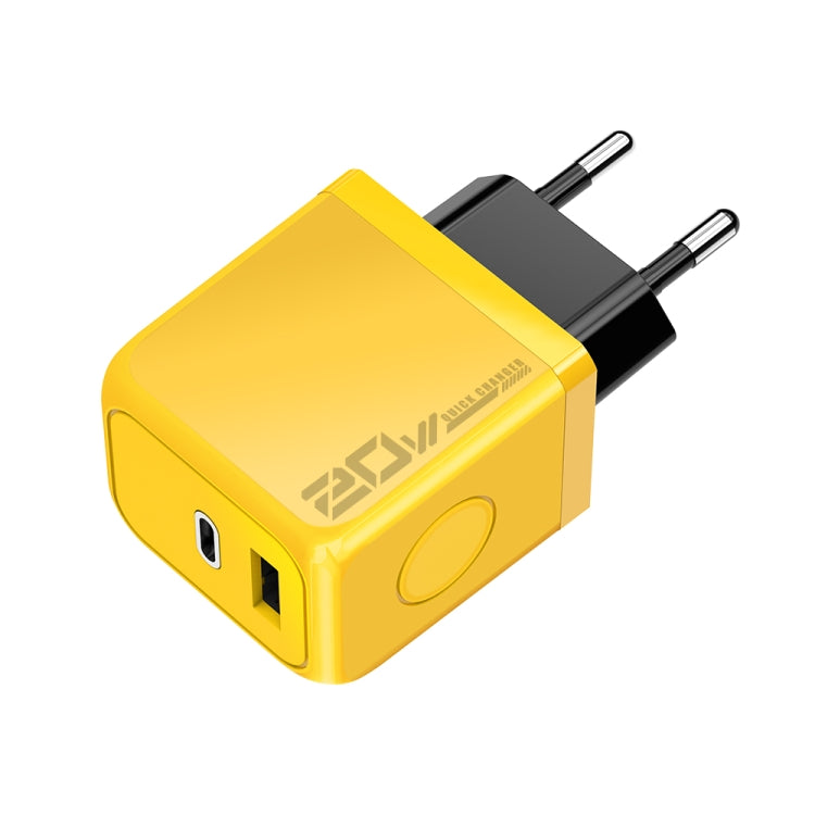 M167 PD 20W Type-C と USB QC 3.0 急速充電器、EUプラグ、USプラグ