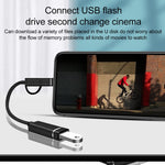 3-in-1 USB メスから Micro USB、Type-C、8ピン オス OTGアダプター