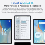Ulefone Tab W10 WiFi タブレットPC、10.1インチ Android 14 Unisoc T606 オクタコア、EUプラグ、Tab W10