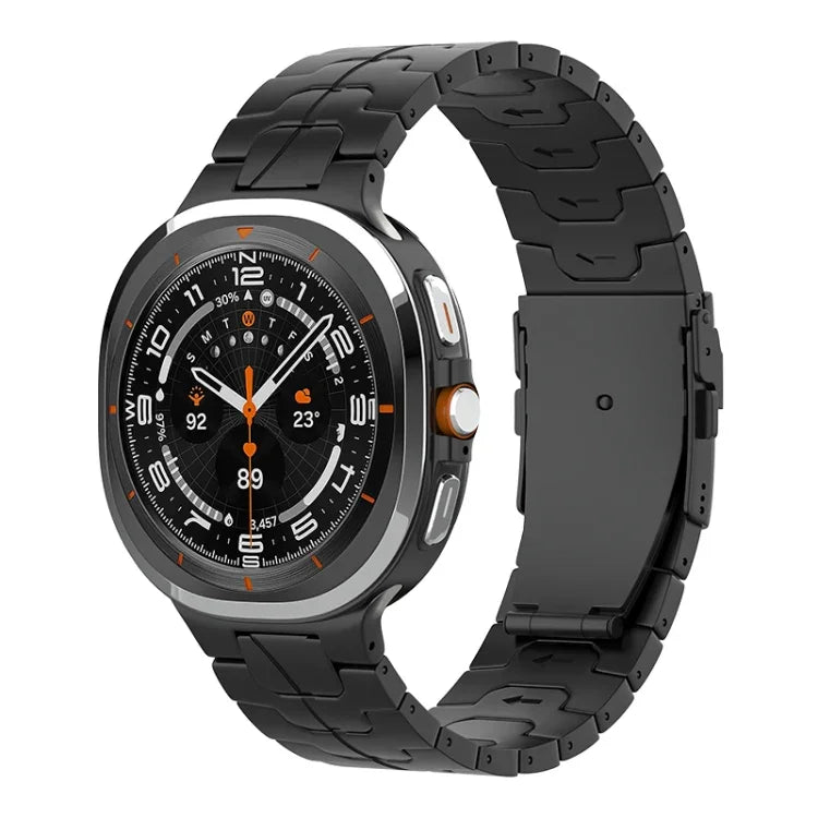 安全バックル純チタン時計バンド、Samsung Galaxy Watch Ultra / Ultra 2025用、Samsung Galaxy Watch8 / Watch8 Classic用