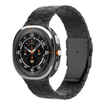 安全バックル純チタン時計バンド、Samsung Galaxy Watch Ultra / Ultra 2025用、Samsung Galaxy Watch8 / Watch8 Classic用