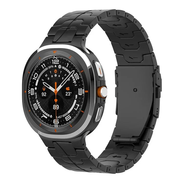 安全バックル純チタン時計バンド、Samsung Galaxy Watch Ultra / Ultra 2025用、Samsung Galaxy Watch8 / Watch8 Classic用