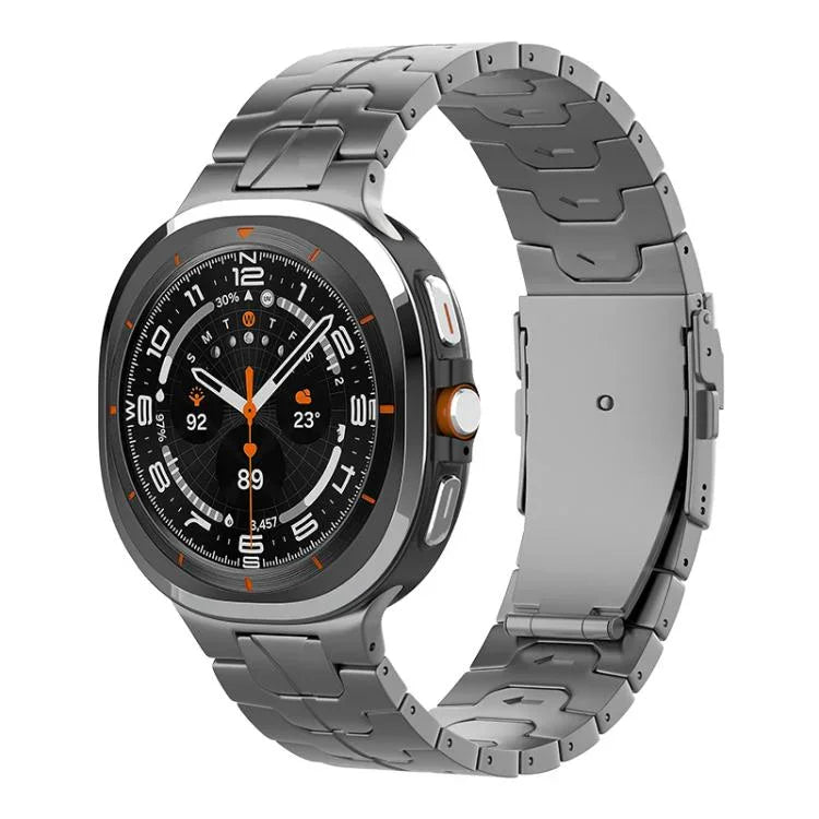 安全バックル純チタン時計バンド、Samsung Galaxy Watch Ultra / Ultra 2025用、Samsung Galaxy Watch8 / Watch8 Classic用