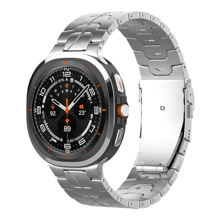 安全バックル純チタン時計バンド、Samsung Galaxy Watch Ultra / Ultra 2025用、Samsung Galaxy Watch8 / Watch8 Classic用