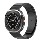 一粒ビーズ平バックル純チタン時計バンド、Samsung Galaxy Watch Ultra / Ultra 2025用、Samsung Galaxy Watch8 / Watch8 Classic用