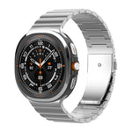 一粒ビーズ平バックル純チタン時計バンド、Samsung Galaxy Watch Ultra / Ultra 2025用、Samsung Galaxy Watch8 / Watch8 Classic用