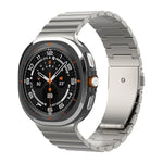 一粒ビーズ平バックル純チタン時計バンド、Samsung Galaxy Watch Ultra / Ultra 2025用、Samsung Galaxy Watch8 / Watch8 Classic用