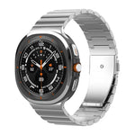 一粒ビーズ平バックル純チタン時計バンド、Samsung Galaxy Watch Ultra / Ultra 2025用、Samsung Galaxy Watch8 / Watch8 Classic用